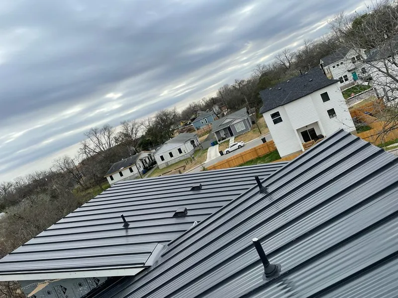 Standing seam metal roof panels with vents for Skylight Repair in New Kingman-Butler